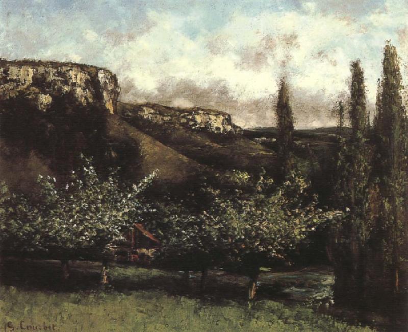 Gustave Courbet Garden France oil painting art